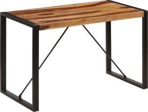 Elior Brązowy stół z drewna sheesham 60x120 Veriz 2X 1