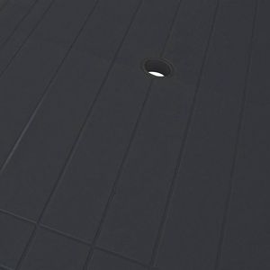 Elior Praktyczny stół ogrodowy Imelda 2X - antracytowy 4