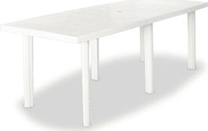 Elior Praktyczny stół ogrodowy Imelda 3X - biały 1