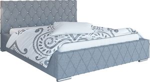 Elior Podwójne łóżko ze schowkiem 140x200 - Loban 2X + materac piankowy Contrix Visco Premium 1
