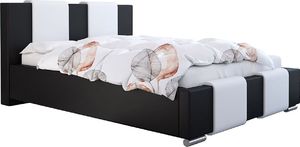 Elior Podwójne łóżko z pojemnikiem 180x200 - Lamar 3X + materac kokosowy Contrix Double Coco 1