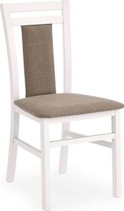 Elior Drewniane krzesło tapicerowane Thomas - Białe 1