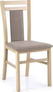 Elior Drewniane krzesło tapicerowane Thomas - Dąb sonoma 1