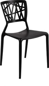 Elior Krzesło ażurowe czarne Timmi 1