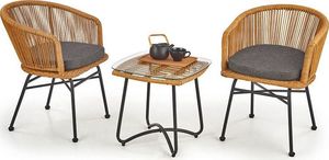 Elior Krzesło ogrodowe z rattanu Valeria 3