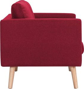 Elior Trzyosobowa kanapa w kolorze czerwonego wina - Lavinia 3X 8