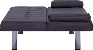 Elior Nowoczesna kanapa Simona z rozkładanym oparciem - brązowa 11