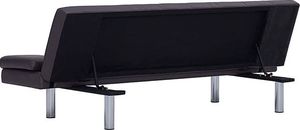 Elior Nowoczesna kanapa Simona z rozkładanym oparciem - brązowa 8