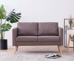 Elior Dwuosobowa kanapa w kolorze taupe - Lavinia 2X 3