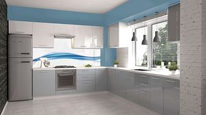 Elior Kuchenna szafka dolna Limo 7X - jasny popiel połysk 8