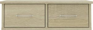 Elior Półka ścienna z szufladami Toss 2X - dąb sonoma 5
