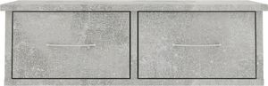 Elior Półka ścienna z szufladami Toss 2X - szarość betonu 5