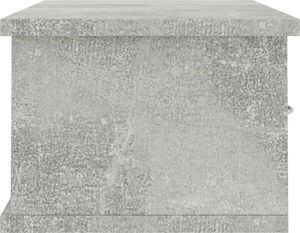 Elior Półka ścienna z szufladami Toss 2X - szarość betonu 6