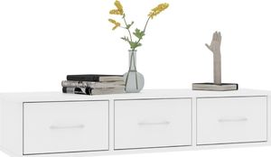 Elior Półka ścienna z szufladami Toss 3X - biała 4