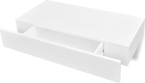 Elior Zestaw półek ściennych z szufladami Pilon - biały 1