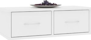 Elior Półka ścienna z szufladami Toss 2X - biała 4