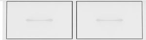 Elior Półka ścienna z szufladami Toss 2X - biała 5