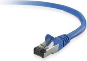 Belkin Patchcord, CAT6, 0,5 m, STP, snagless, niebieski (A3L980B50CML-HS) 1