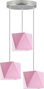 Lampa wisząca Lumes Lampa wisząca z abażurami nad stół - EX258-Majorex- 18 kolorów do wyboru Różowy 1