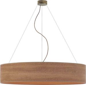 Lampa wisząca Lumes Duża lampa wisząca z okrągłym abażurem 100 cm - EX324-Porta - kolory do wyboru Kasztan 1