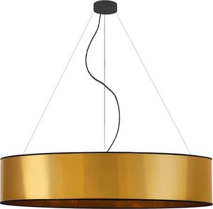 Lampa wisząca Lumes Złota lampa wisząca z okrągłym abażurem 100 cm - EX326-Portona 1
