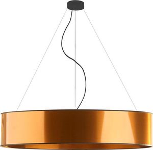 Lampa wisząca Lumes Miedziana lampa wisząca z dużym abażurem 100 cm - EX326-Portona 1