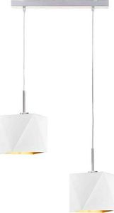 Lampa wisząca Lumes Lampa wisząca z abażurami nad stół - EX357-Kobix - kolory do wyboru Biały 1