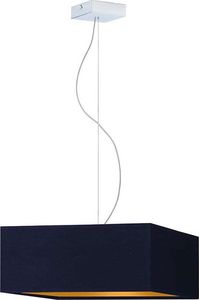 Lampa wisząca Lumes Lampa wisząca z abażurem na stalowym stelażu - EX362-Sangriv - 5 kolorów Ciemny Popiel 1