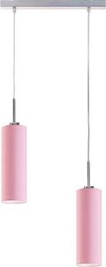 Lampa wisząca Lumes Lampa wisząca regulowana z chromowanym stelażem - EX367-Maderix - 18 kolorów Różowy 1
