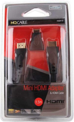 Kabel HQCable HDMI - HDMI 1.5m czarny 1