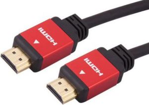 Kabel Arkas HDMI - HDMI 1.5m czarny czerwony 1