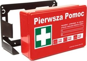 Polska Firma Apteczka pierwszej pomocy Ap Din 13157 Plus w pudełku ze stelażem 1