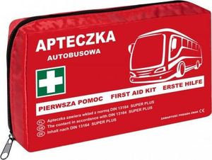 Polska Firma Apteczka autobusowa w nylonie Din 13164 Plus z wyposażeniem 1