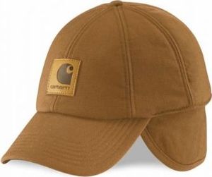 Carhartt Czapka Carhartt Work Flex Ear Flap Cap CARHARTT BROWN 1