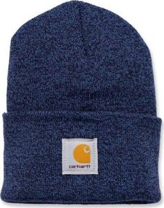 Carhartt Czapka Carhartt Acrylic Watch Hat dark blue - navy 1