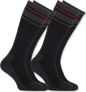 Carhartt Skarpety Carhartt Cold Weather Thermal Sock (2 pary) BLACK 1