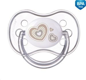 Canpol Smoczek silikonowy Canpol 0-6m Newborn Baby beżowy 1