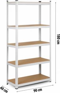 Humberg Regał metalowy magazynowy 180x90x40 (4847) 9