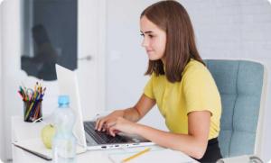 Krzesło biurowe Sofotel Benton Niebiesko-białe 5