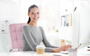 Krzesło biurowe Sofotel Benton Różowe 4