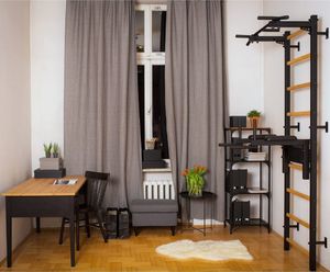 BenchK Drabinka gimnastyczna z drążkiem i poręczą do ćwiczeń (830580) 15