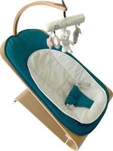 Luppee LUPPEE drewniany bujaczek Reece natural beech - green 1