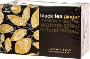 Vintage Teas Vintage Teas Black Tea Ginger - 30 torebek 1