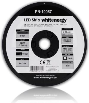 Taśma LED Whitenergy SMD5050 50m 30szt./m 7.2W/m 12V  (10067) 1
