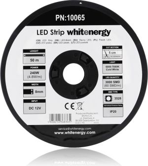 Taśma LED Whitenergy SMD3528 50m 30szt./m 4.8W/m 12V  (10065) 1
