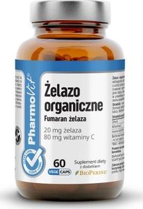 Pharmovit ŻELAZO 60 KAPSUŁEK 22,53 g - PHARMOVIT (CLEAN LABE 1