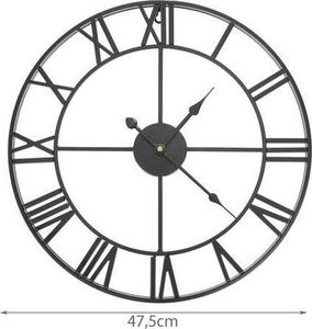 Upominkarnia Zegar ścienny retro - czarny uniwersalny 9