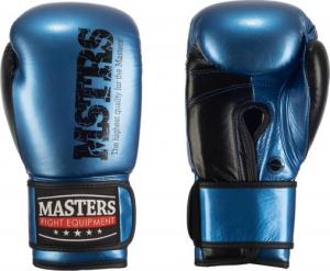 Masters Fight Equipment Rękawice bokserskie skórzane RBT-METALIC uniwersalny 1