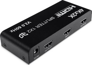 Spacetronik Rozgałęźnik Splitter HDMI 1x2 SPH-RS1022.0 4K 60 Hz HDR 1