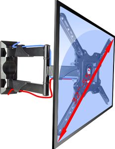 North Bayou Uchwyt Wieszak TV Obrotowy Telewizor 32-55 Uchylny 2